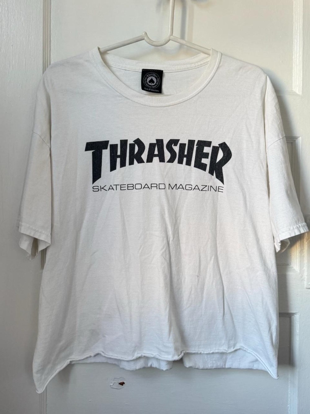 Thrasher white graphic tee